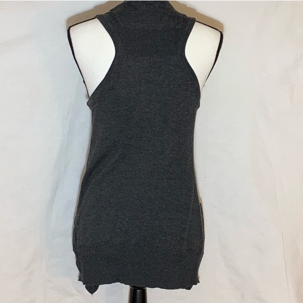 EUC - Poof Made With Love Black Ruffle Vest - Size Small - Picture 2 of 14